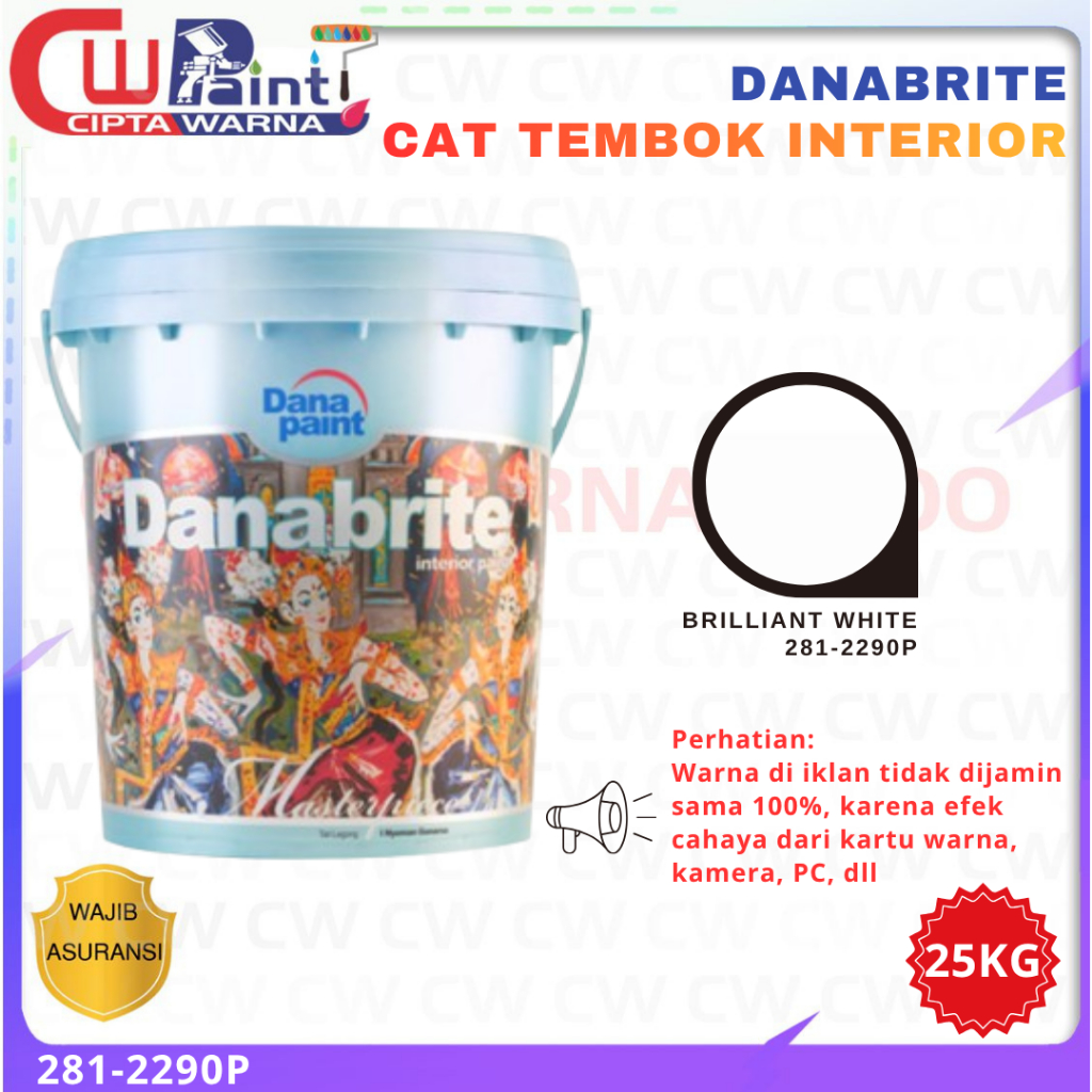 Cat Interior Danabrite 281-2290 Brilliant White 25 Kg - CWK