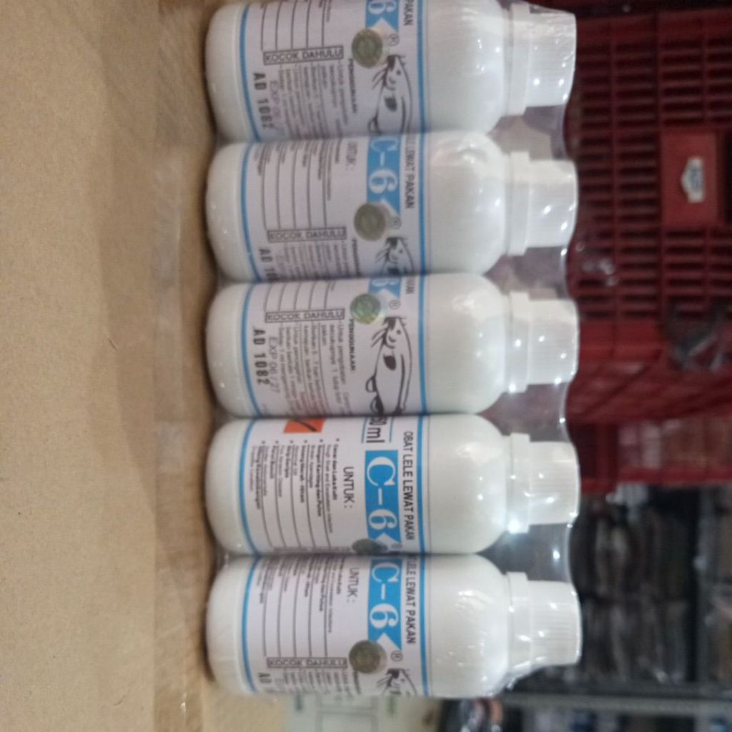 Obat Ikan Lele C-6 250ml - Pencegahan Penyakit dan Peningkatan Nafsu Makan