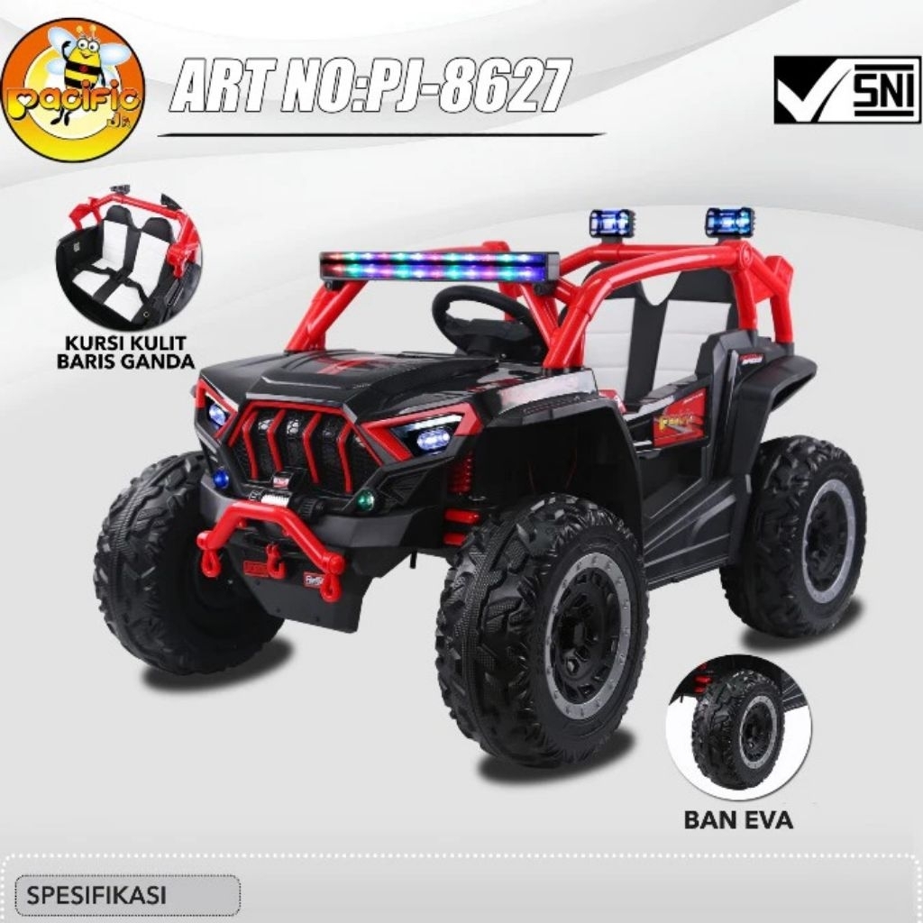 Mobilan Aki JEEP PACIFIC 8627 Ban Eva SIZE BESAR MOBILAN ANAK