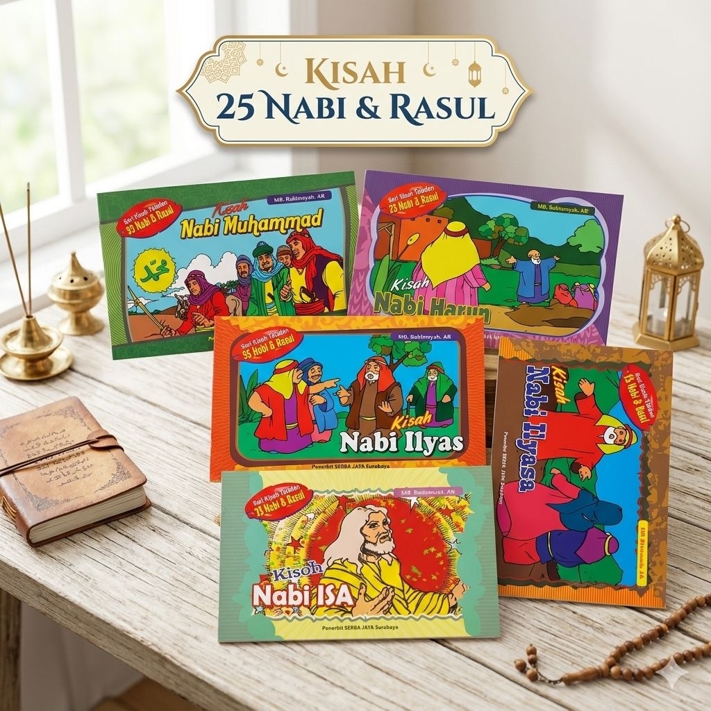 Komik 25 Nabi dan Rasul - kisah Cerita Seru 25 Nabi dan Rasul  Bergambar