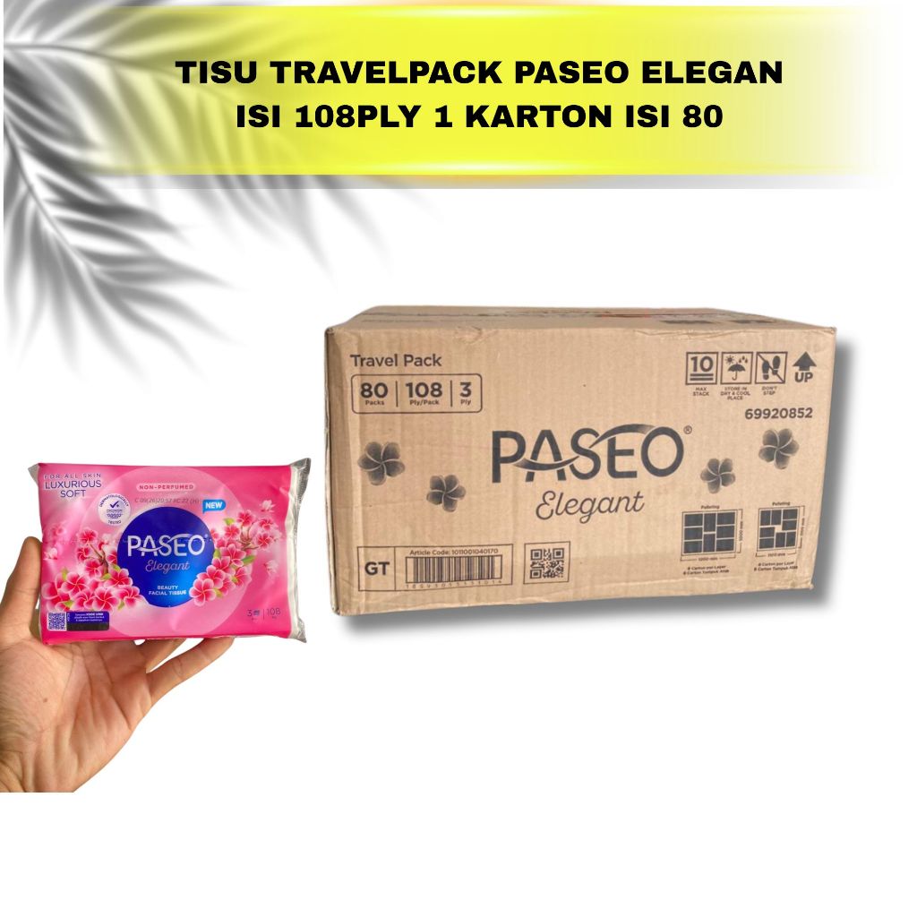 TISU TRAVELPACK PASEO 1 DUS ISI 80 PCS