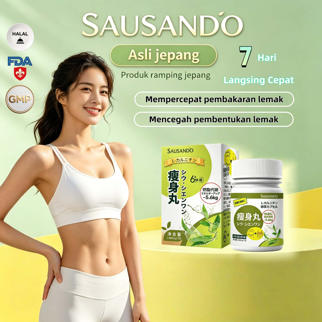 BPOM! SAUSANDO Obat Diet & Fat Burner - L-Carnitine Jepang, Herbal