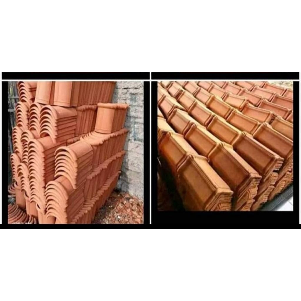 Nok genteng natural Nok bulat  Nok segitiga  kerpus genteng  nok super kualitas terbaik