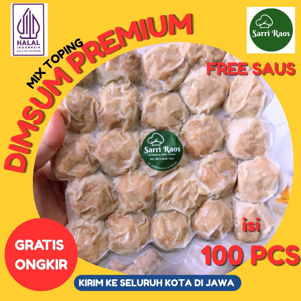Dimsum Ayam Premium Halal Frozen Food isi 100