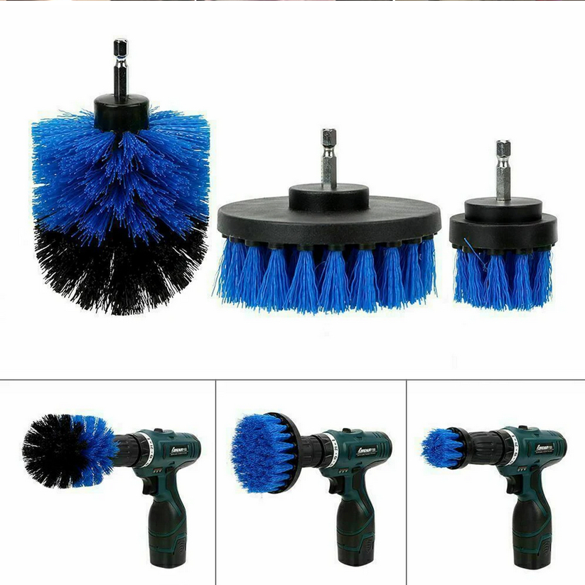 Sikat Bor Elektrik Power Cleaning Head 3 PCS