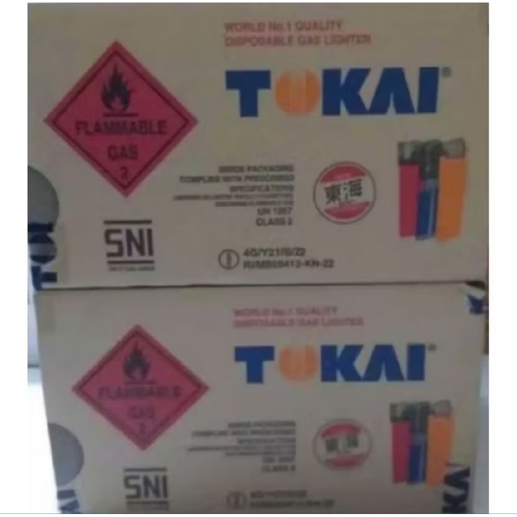 KOREK API GAS TOKAI DUS (ISI 20PACK × 50PCS)