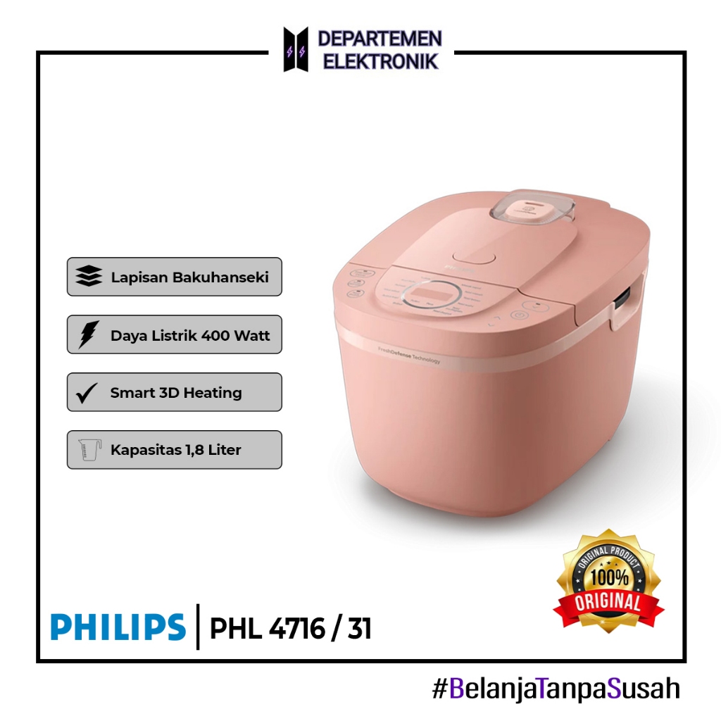 Philips Rice Cooker Digital HD 4716/31 Series 3000