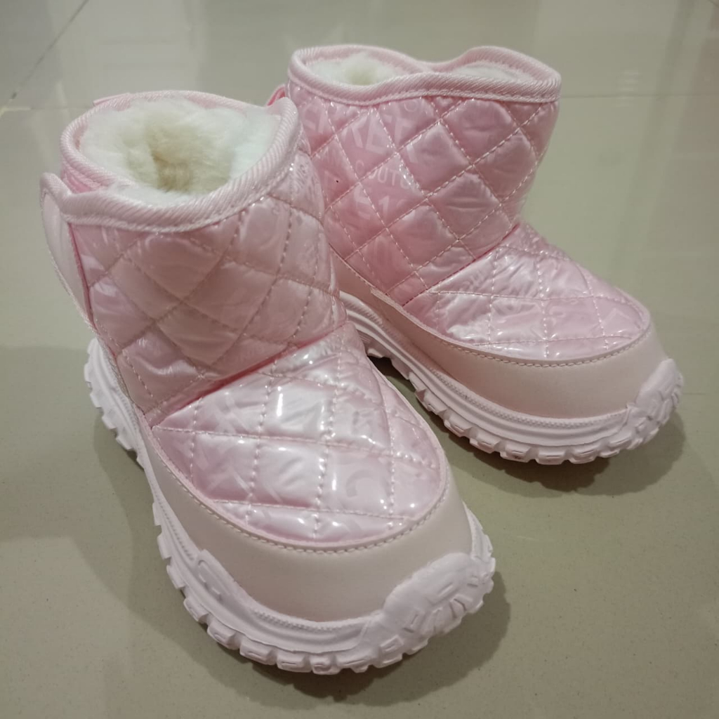 DEFFECT FRIENDS boots anak sepatu anak musim dingin water resistant inner fleece bulu anti slip snow