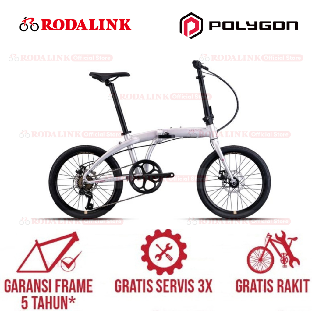 Polygon Sepeda Lipat Urbano 2 - Sepeda Lipat Ringan & Praktis untuk Mobilitas Harian | Folding Bike