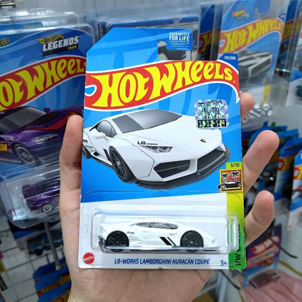 Hot Wheels Lb Works Lamborghini Huracan Coupe LBWK Putih Factory Sealed 2022 - Hotwheels Original Ma