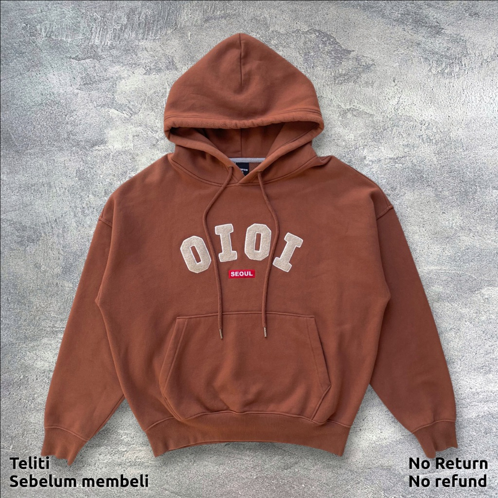 Hoodie OIOI Brown