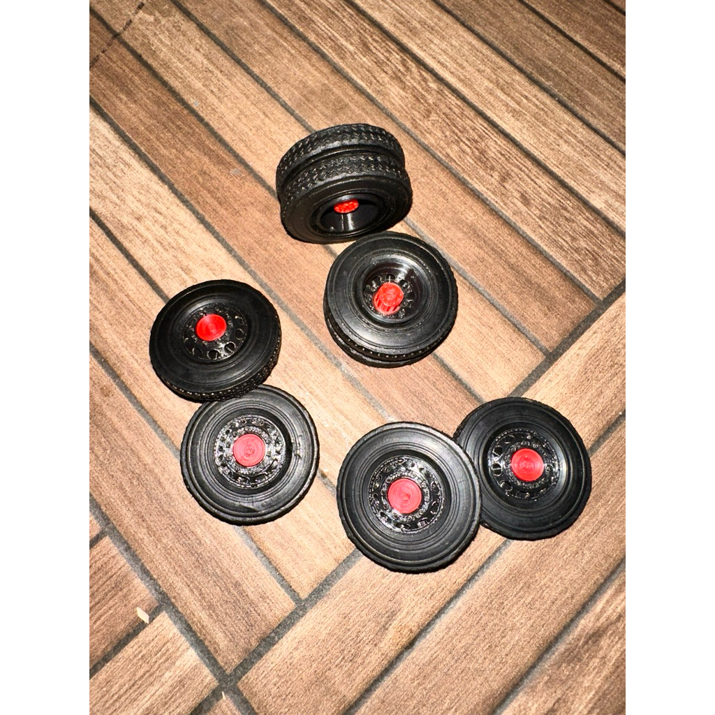 Ban Karet Al Hijrah 6 pcs Super Duper Murah Meriah untuk Miniatur Bus RKC Tronton Terbaru