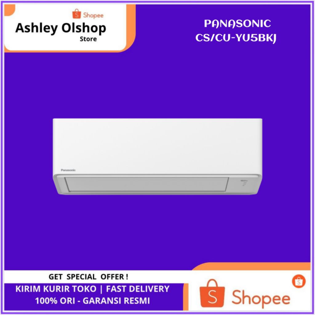 AC Standard Panasonic CS/CU-YU5BKJ Inverter Si-Biru R32 0.5 PK AC YU5BKJ BKJ 1/2 PK