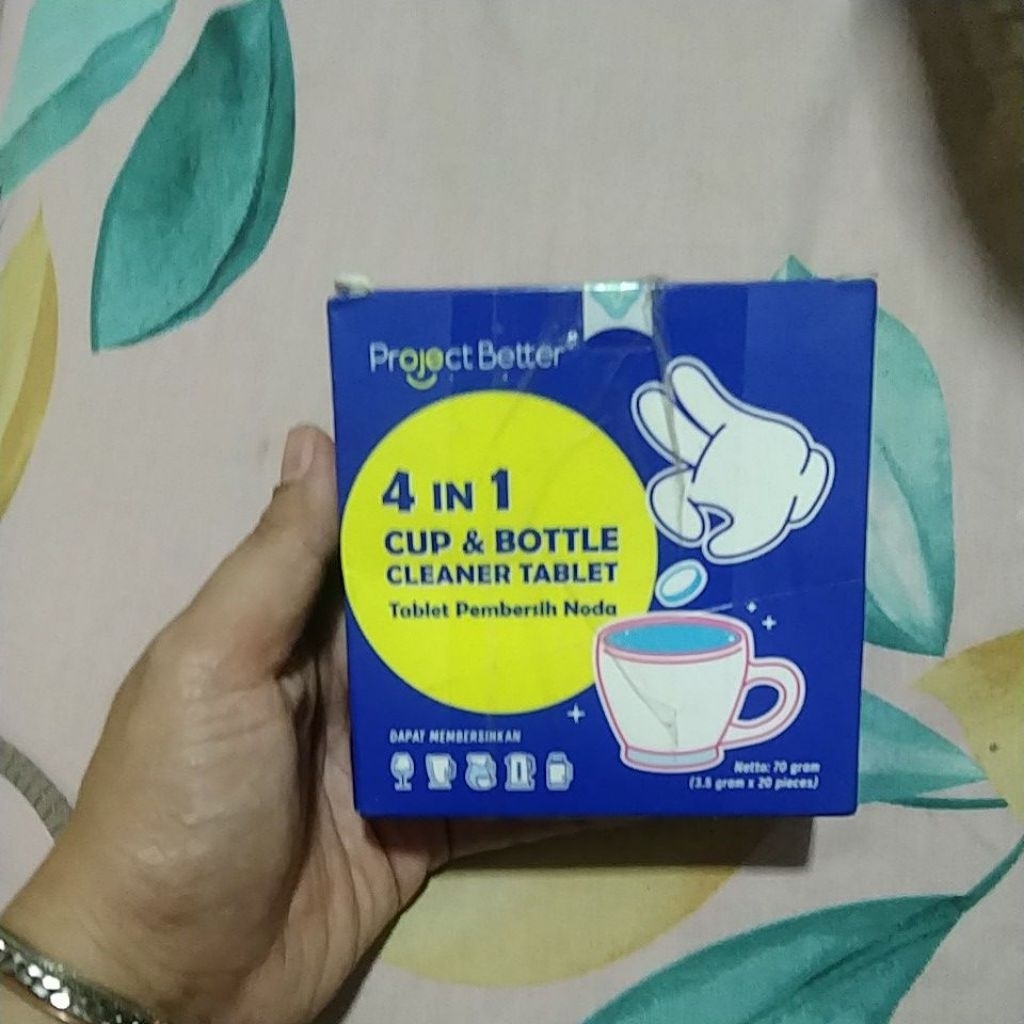 Projeck better 4 in 1 cub & bottle cleaner tablet