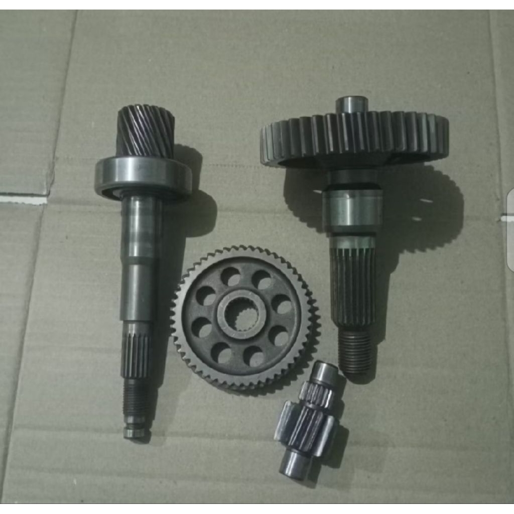 GEAR RASIO SET KZL ASLI ORIGINAL COPOTAN BEAT FI SCOOPY FI,SPACY FI, VARIO 110 FI, VARIO 110 CARBU G