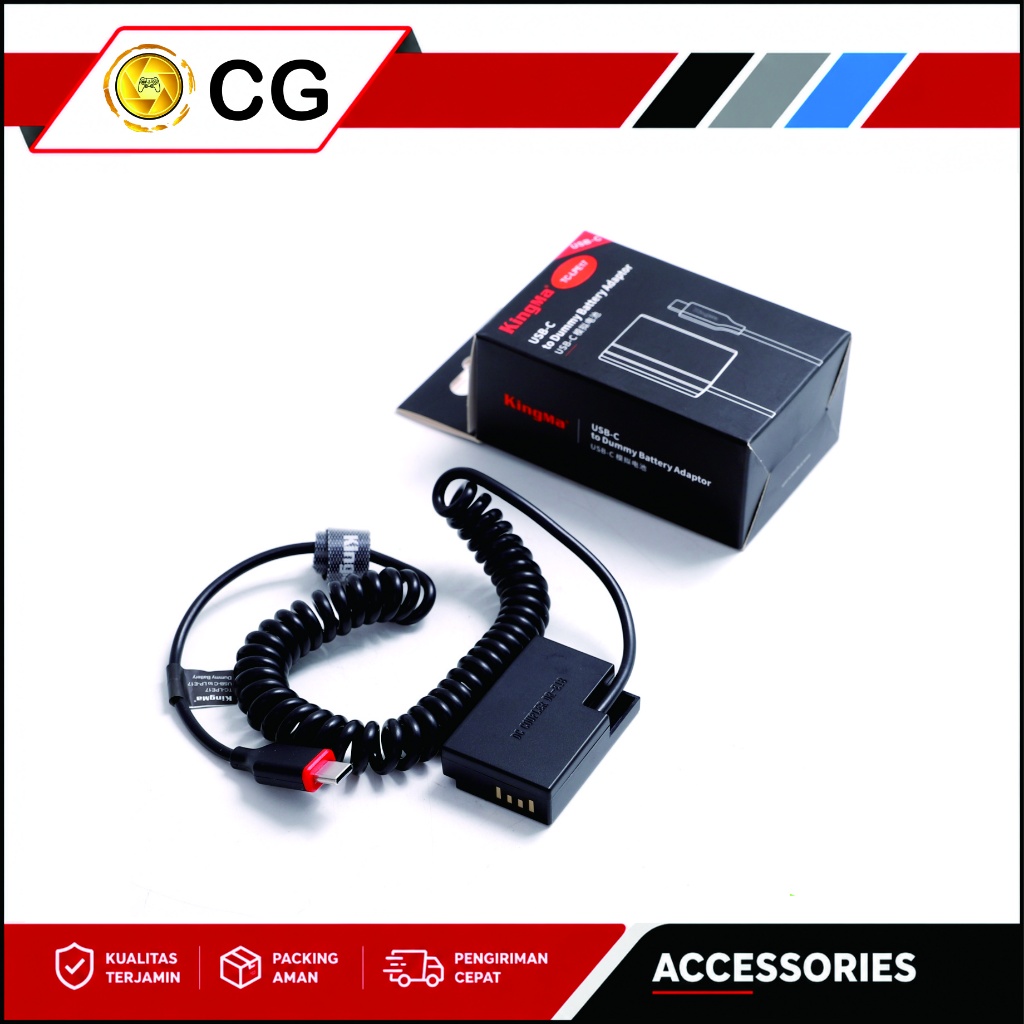 KINGMA Type C USB Dummy Battery for Canon LP-E17 Power Bank Adapter Baterai