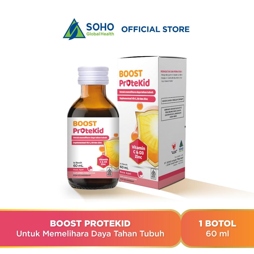 BOOST Protekid Suplemen Kesehatan Anak untuk Memelihara Daya Tahan Tubuh Harian & Pencernaan  mengan