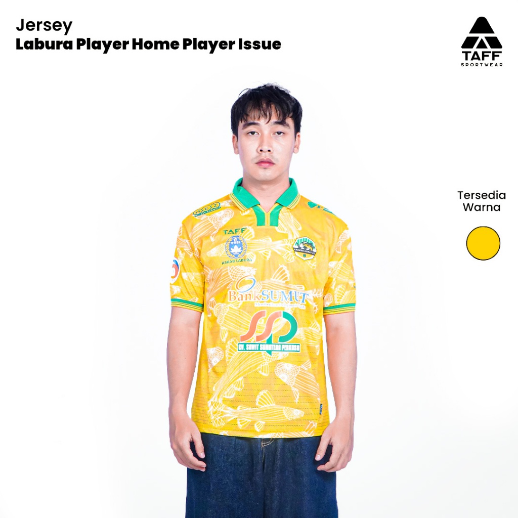 TAFF Sportwear Official Jersey Labura Player Home Liga 3 Indonesia Regular | Kaos Sepak Bola Futsal 