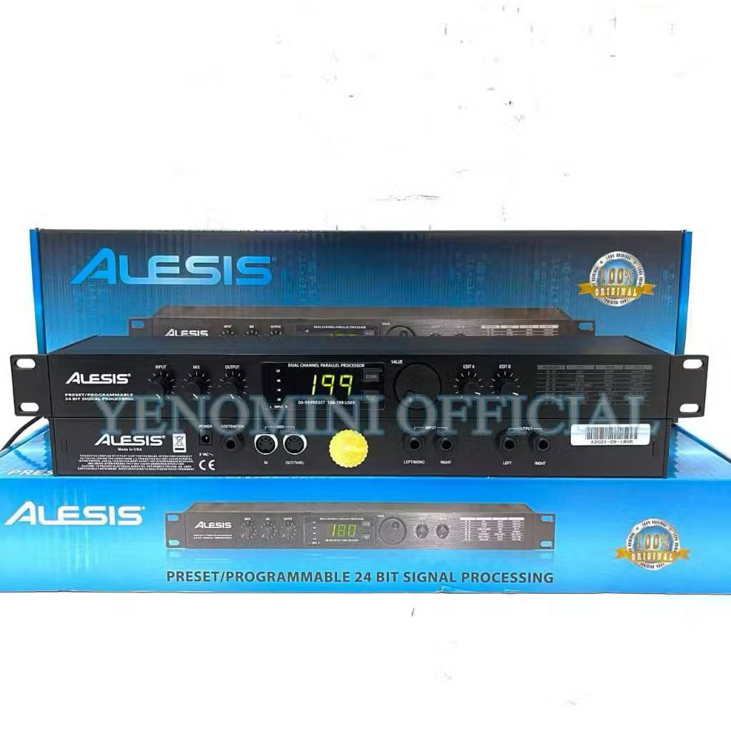 effect vokal alesis microverb 4 original made in usa
