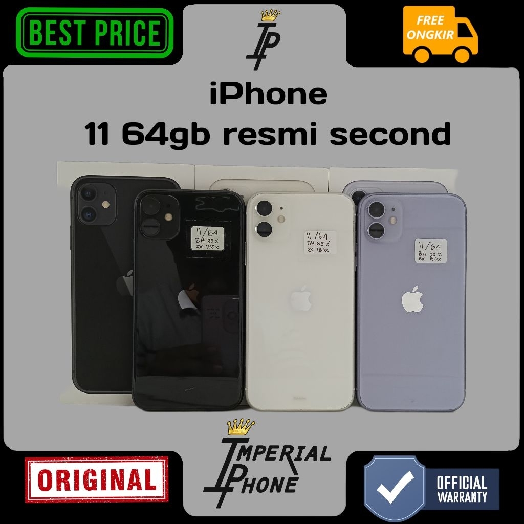 iphone 11 64Gb resmi second
