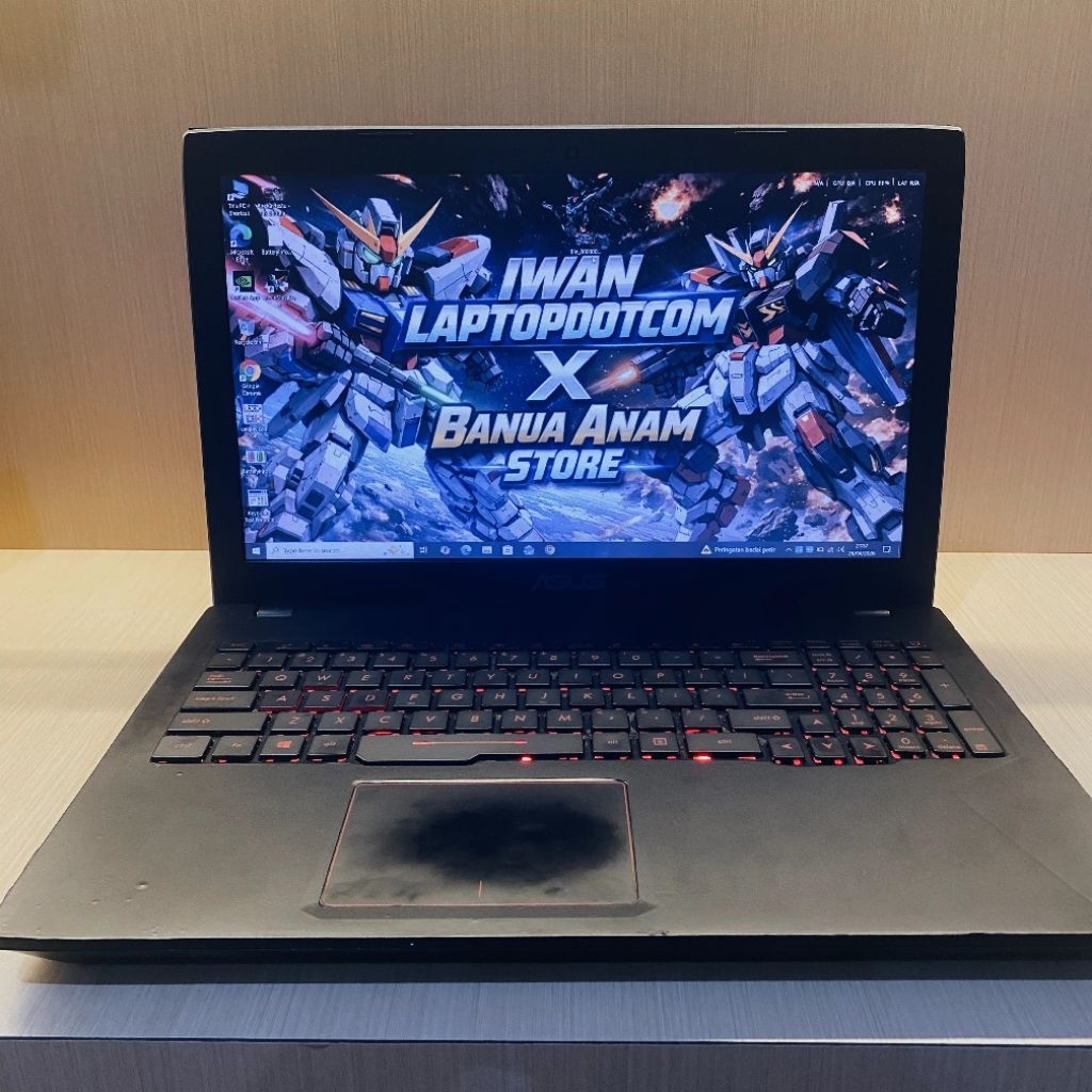 LAPTOP GAMING ASUS ROG I7 7700HQ GTX 1050 RAM 16GB SSD128GB