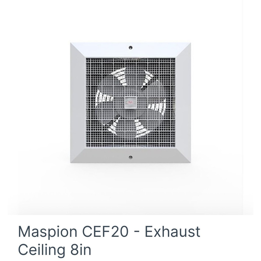 EXHAUS FAN MASPION CEF20 EXHAUS CELLING 8 INCH