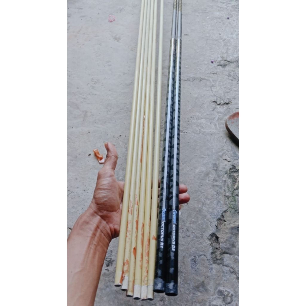 bahan joran sutet serut panjang 190-200cm