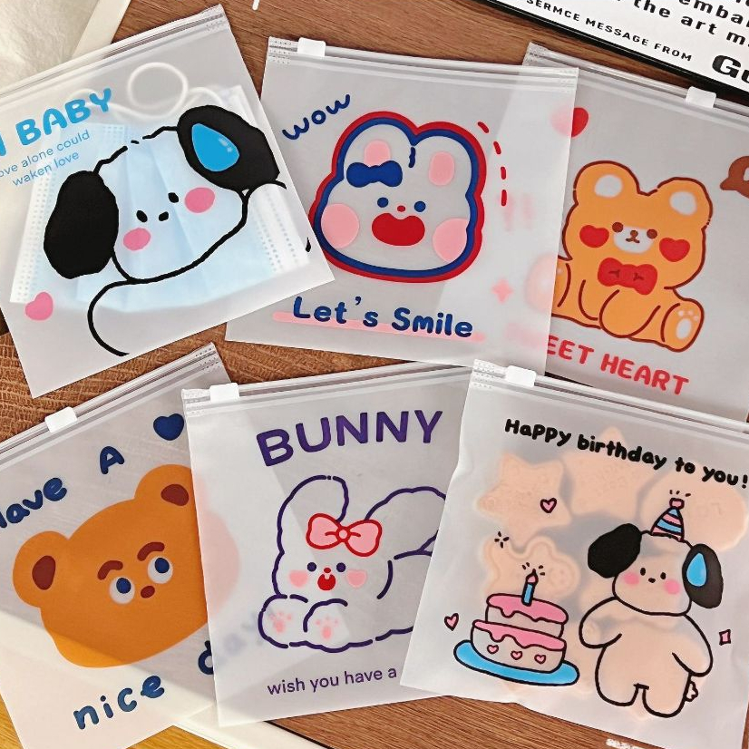 ZIPPER POUCH TRANSPARAN ZIPLOCK POUCH SERBAGUNA