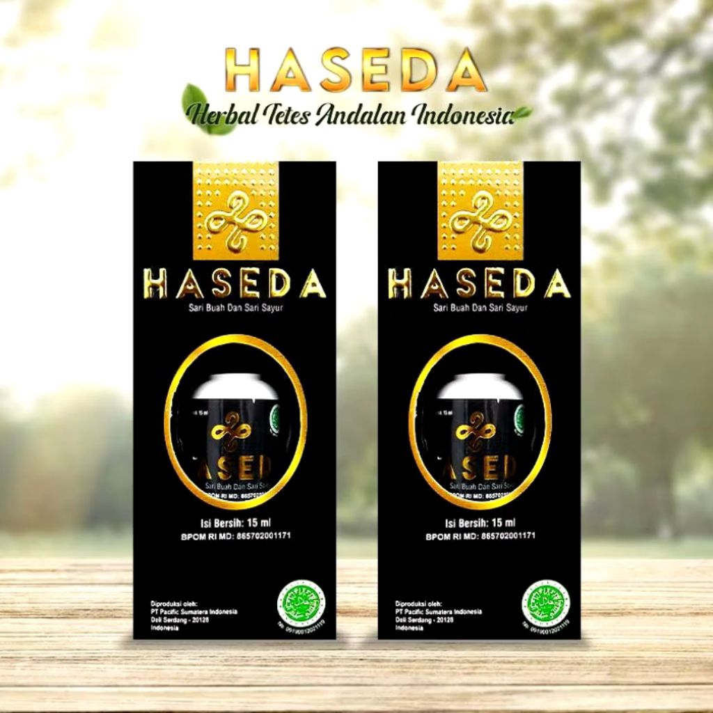 Haseda Herbal Tetes - 1 Botol, Detoksifikasi, Regenerasi Sel, dan Nutrisi Optimal