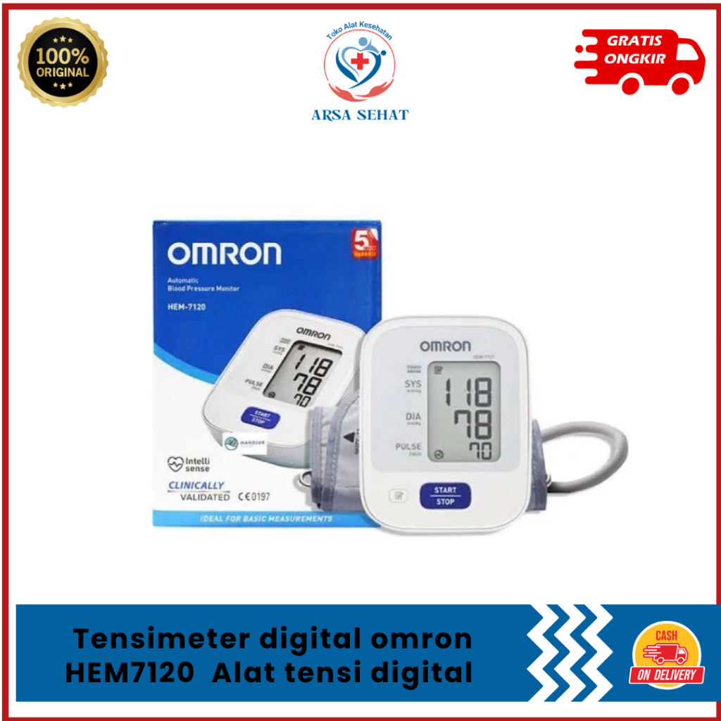 Tensimeter digital omron HEM-7120 / Alat tensi digital Omron 7120
