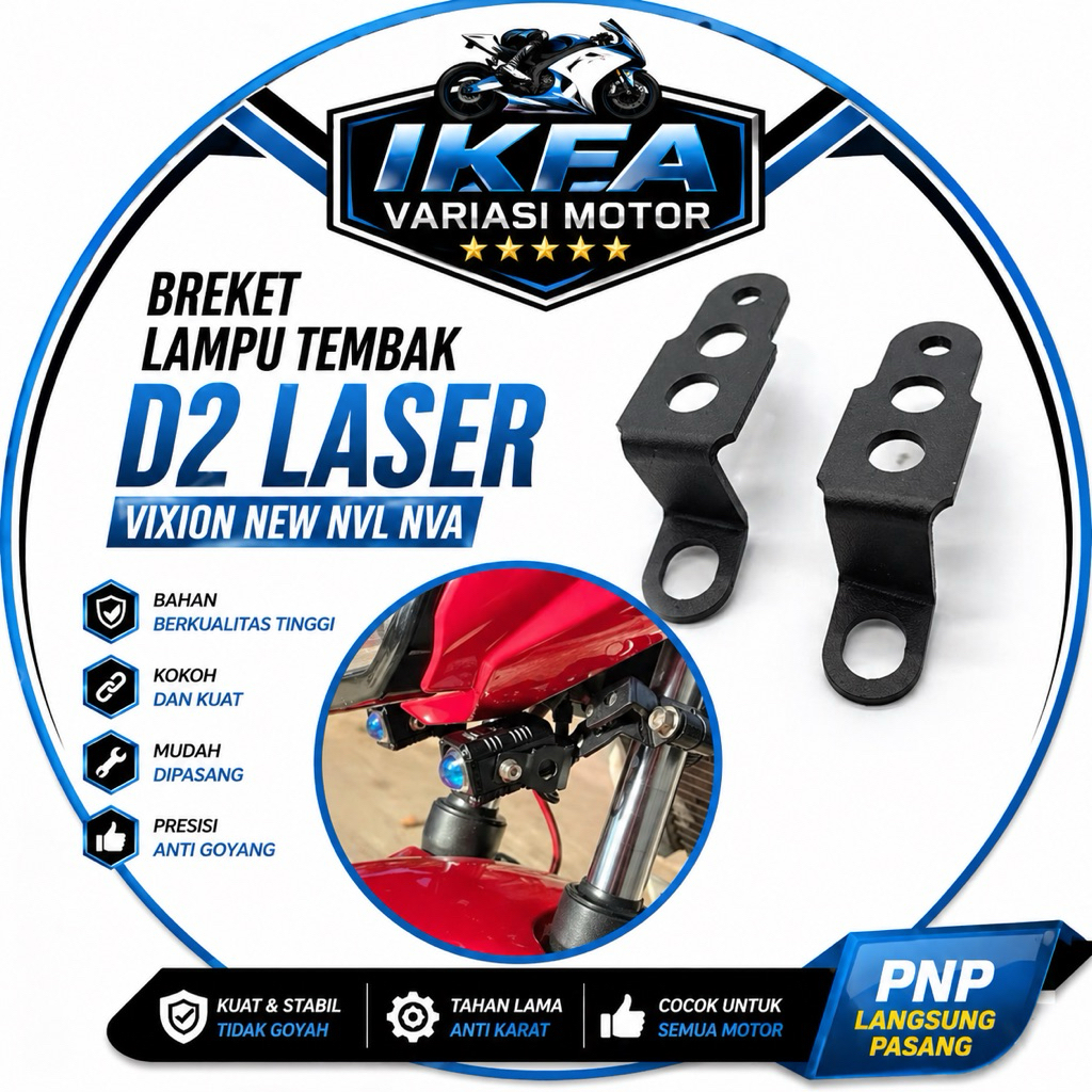 Breket Dudukan Lampu Tembak Breket Lampu Vixion | Bracket Breket Dudukan Lampu Tembak Vixion OLD NVL