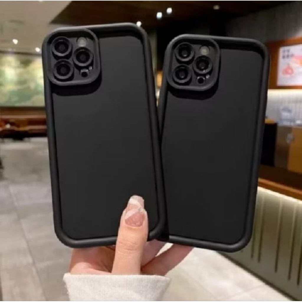 Kesing case SAMSUNG A31 midnight matte black procam tahan banting berkualitas elegan dan mewah