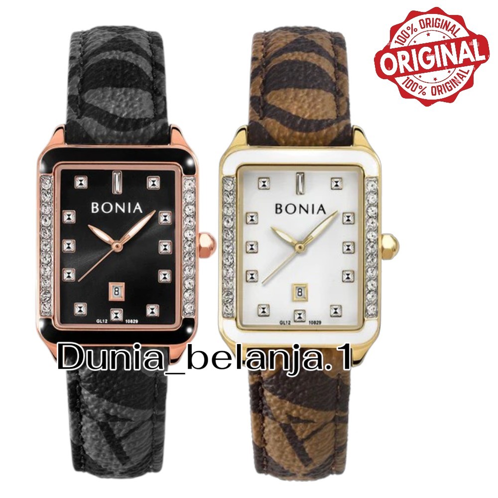 Original 100% Jam Tangan Wanita Bonia Elegance B10829 BNB10829 Kulit Garansi Resmi 2 Tahun