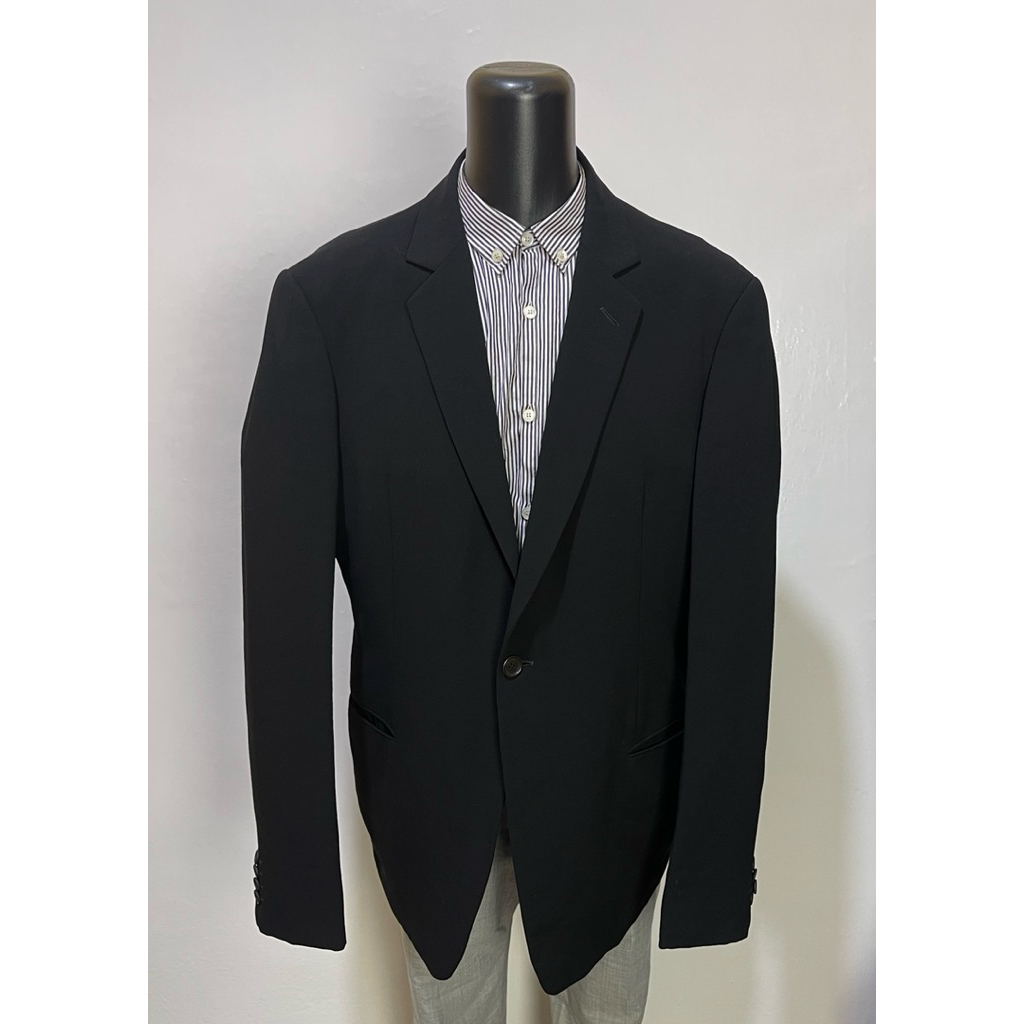 giorgio armani blazer hitam  jas luxury L