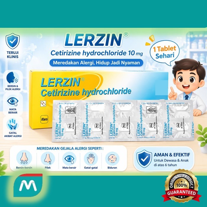 LERZIN STRIP 10 TABLET ANTI GATAL SUPLEMEN