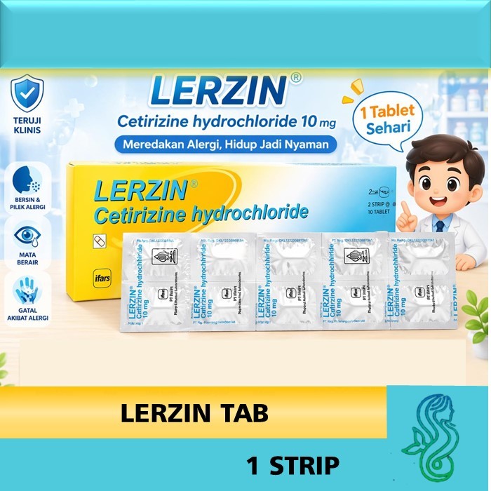 LERZIN STRIP 10 TABLET ANTI GATAL SUPLEMEN
