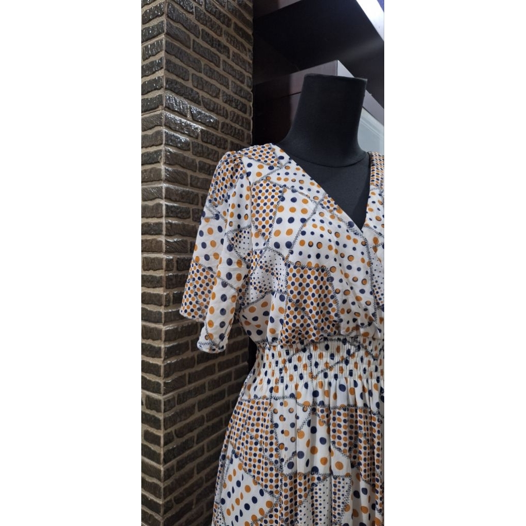 Dress long sifon/ Dress sifon vintage premium