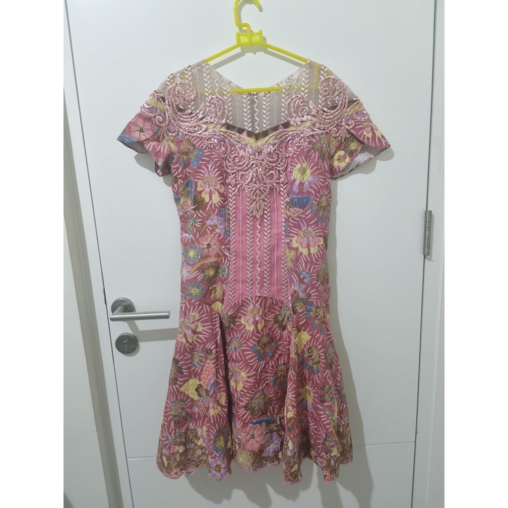 Batik Dress Brocade/Dress Batik Brokat Wanita