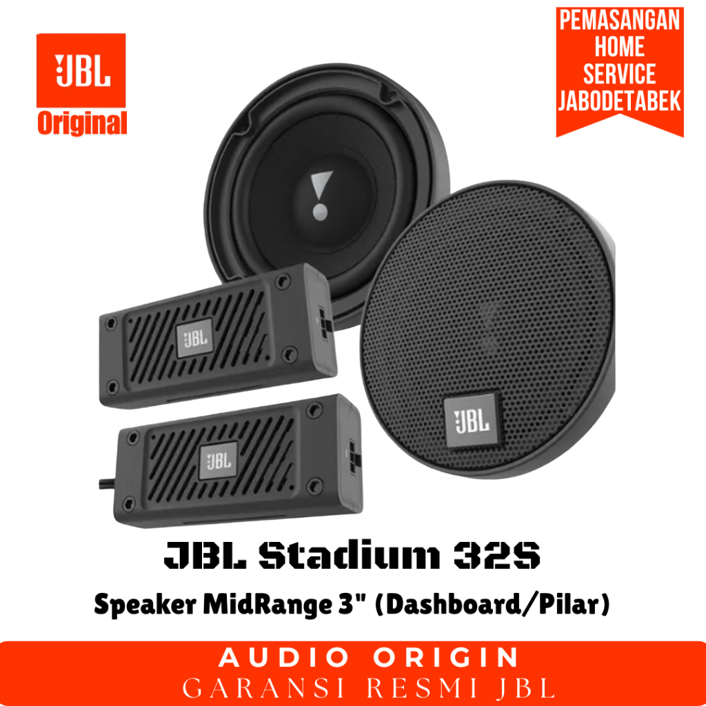 JBL Stadium 32S Midrange 3 Inch Speaker Mobil Original SQ Audio Premium