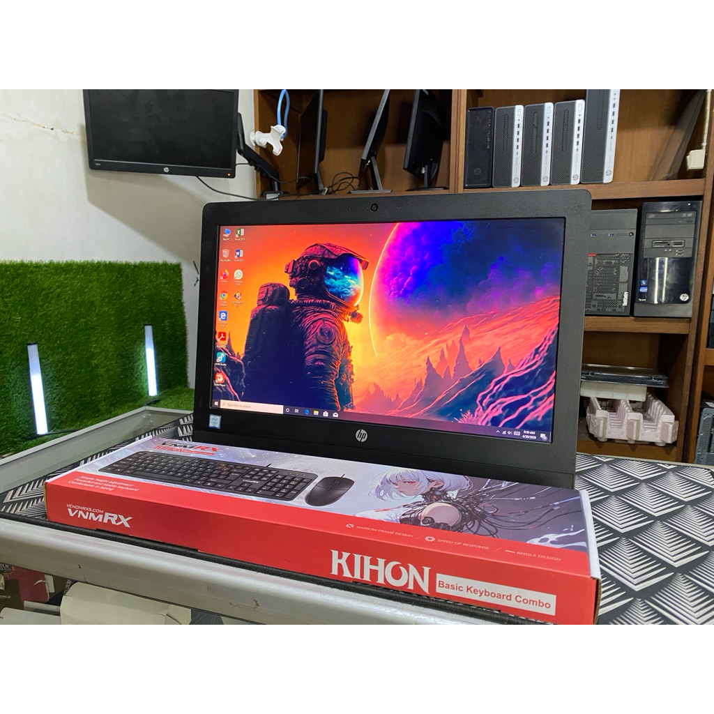 PC ALL IN ONE HP PRO ONE 400 G3 CORE I3 GEN 6 RAM 8GB HDD 320GB BEKAS BERGARANSI MURAH COCOK UNTUK O