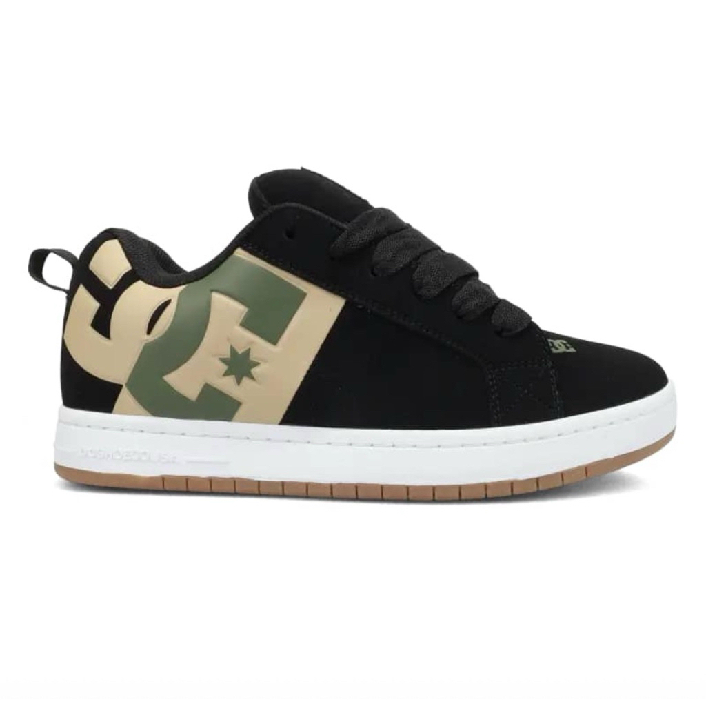 DC Shoes Court Graffik - Black Tan Olive