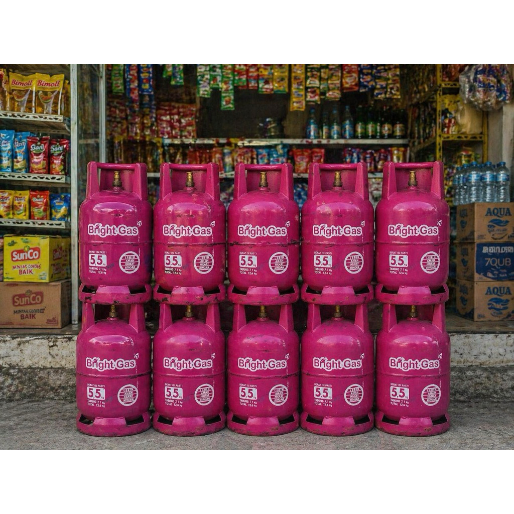 Tabung LPG Bright Gas 5.5kg