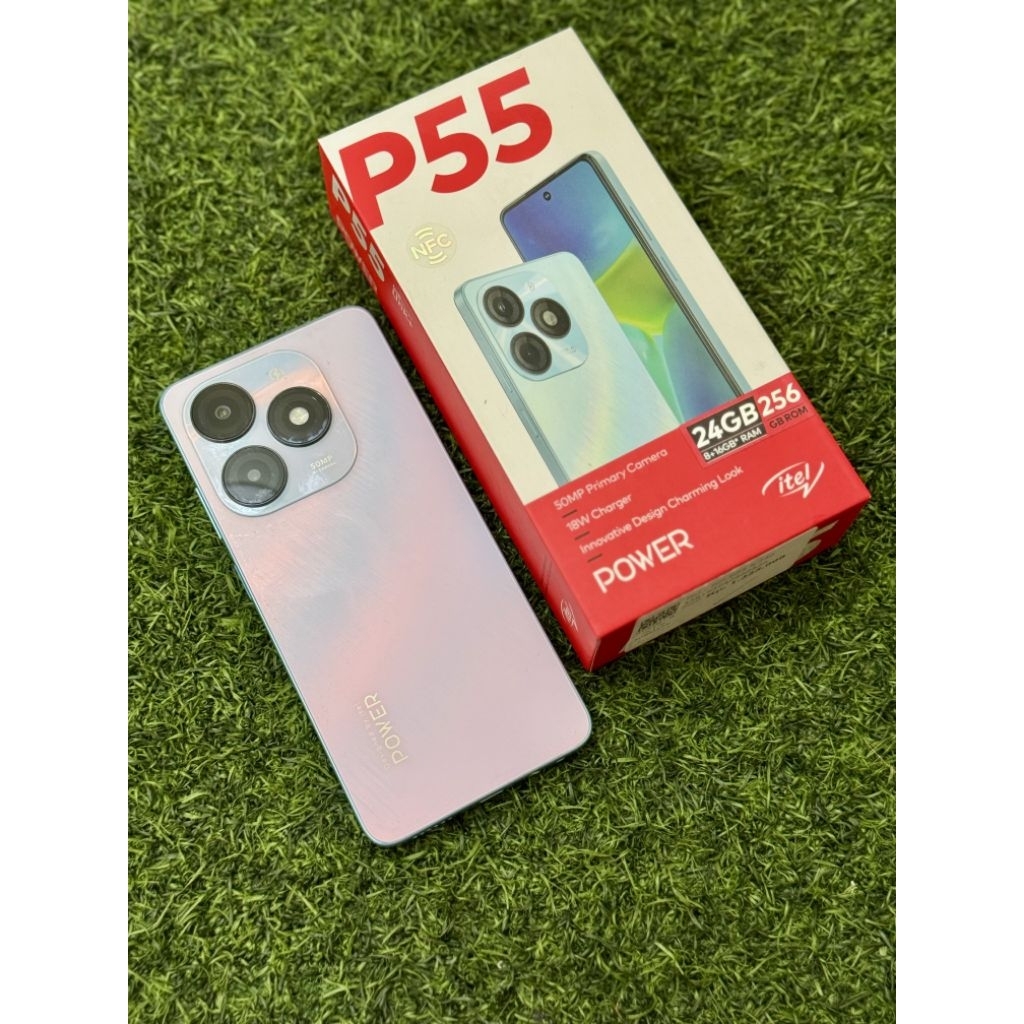 ITEL P55 POWER 8/256GB SECOND LENGKAP NOMINUS RESMI INDONESIA