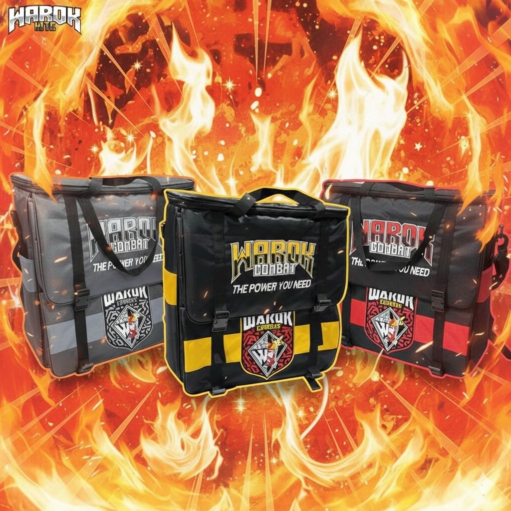 Tas Layangan Premium Motif LOGO WAROK COMBAT Model 2 Kantong