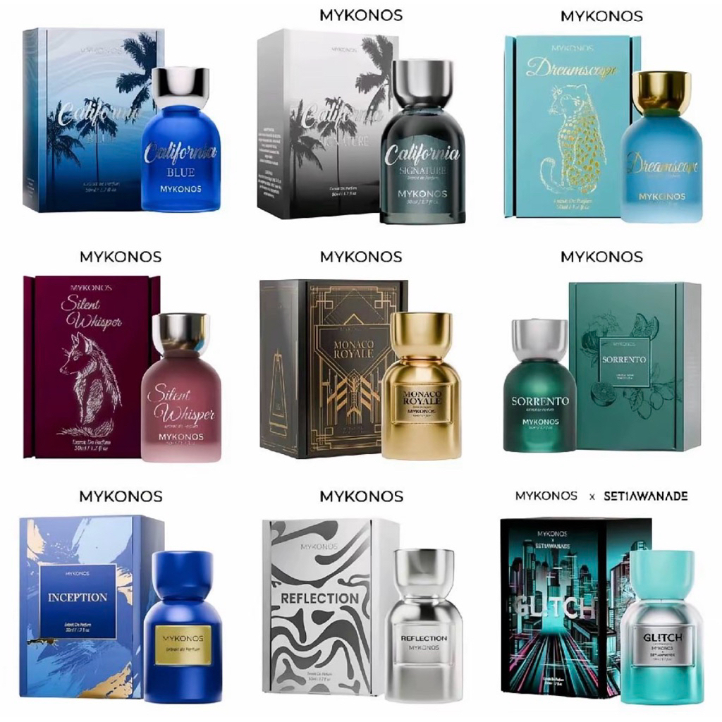 Mykonos Parfum 50ml - Parfum Mykonos Original BNIB
