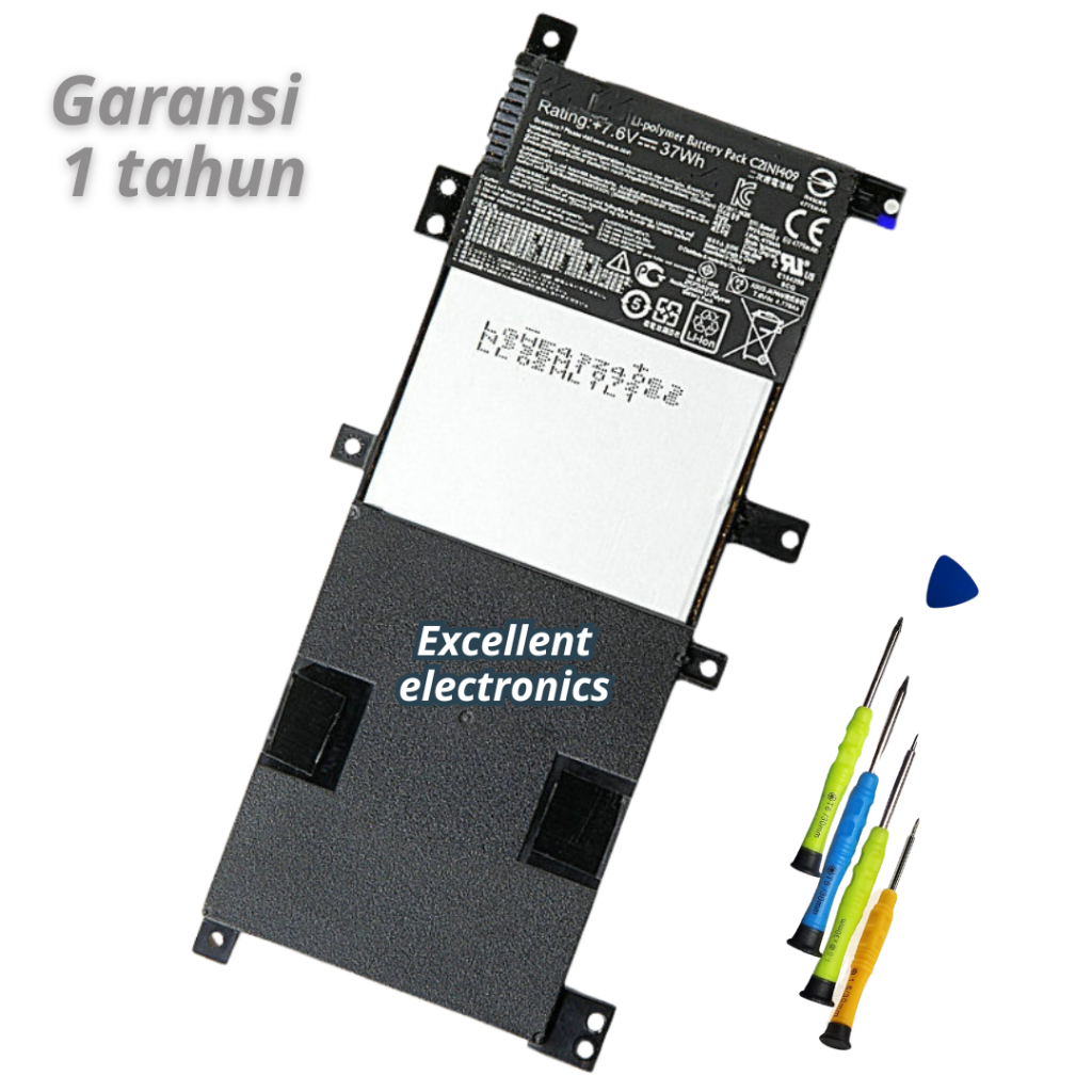 Baterai Asus A455, Baterai Asus A455L, Baterai Asus A455LD, Baterai Asus A455LF, Baterai C21N1409, B