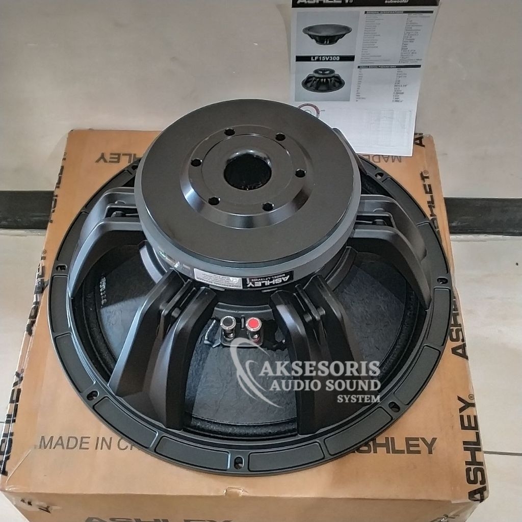 Speaker ASHLEY 15V300 15 INCH COIL 3 INCH 700 Watt Kualitas Bagus