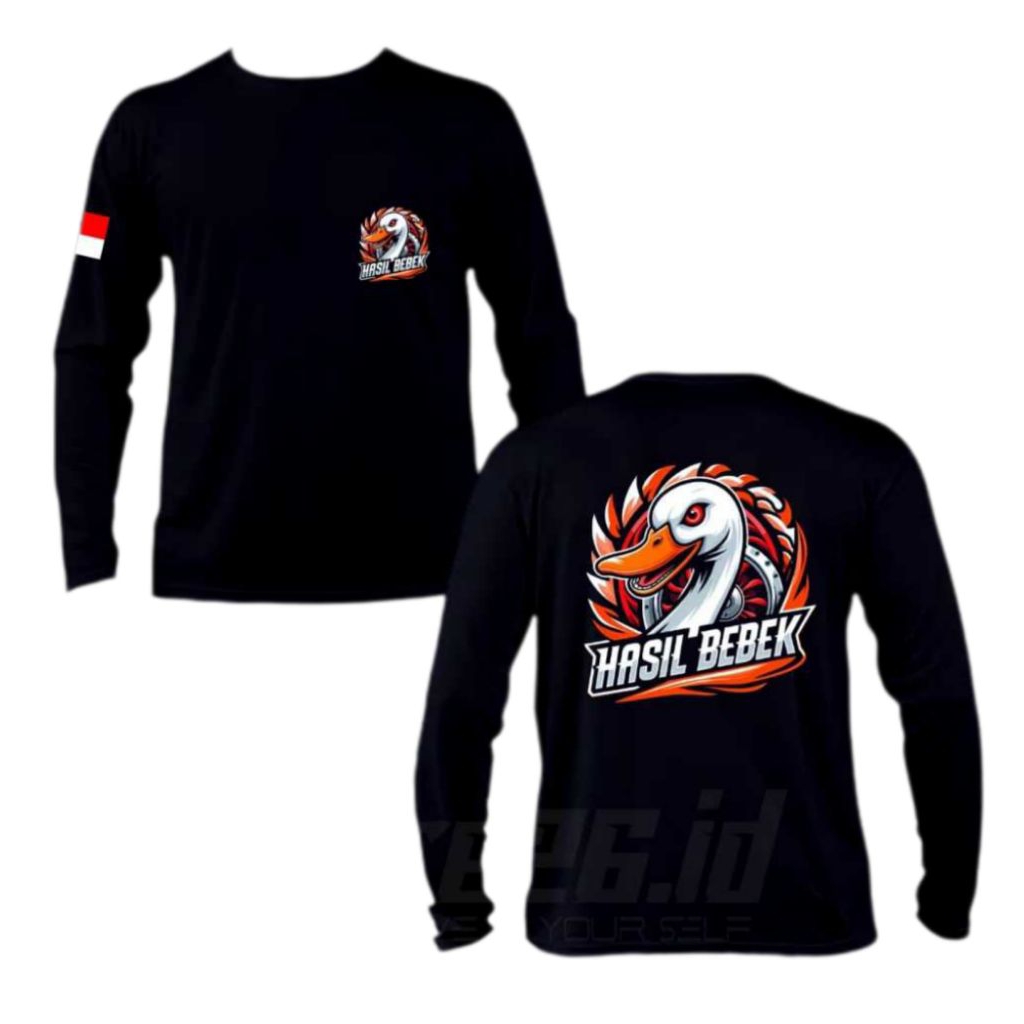KAOS TSHIRT LENGAN PANJANG HASIL BEBEK//TSHIRT PETERNAK BEBEK
