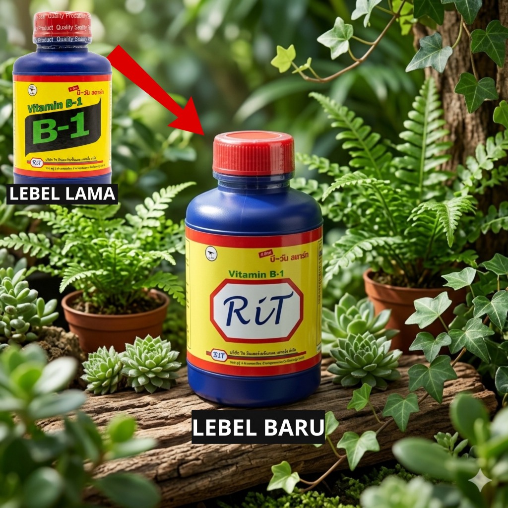 Pupuk Vitamin B1 100ml RIT Pupuk Tanaman B1 Anti Stres Ori Thailand