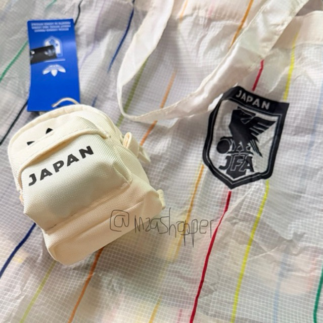 Totetbag charms white Japan football ORI Japan